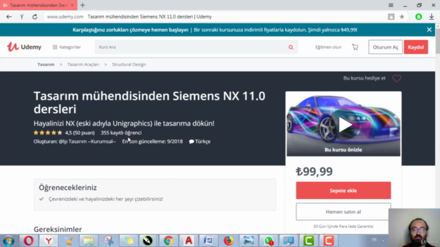 Tasarım mühendisinden Siemens NX dersleri – Screenshot 3