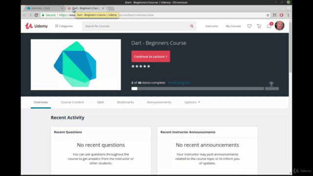Dart - Intermediate Course – Screenshot 1