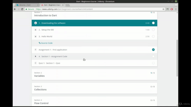 Dart - Intermediate Course – Screenshot 2