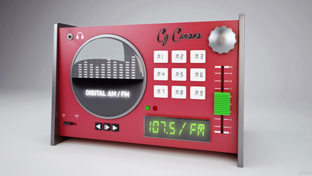 Course Maya and Vray: Complete Electronic Model. – Screenshot 1