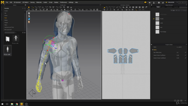 Fashion Design: Stitches and Zippers in Marvelous Designer – Screenshot 3