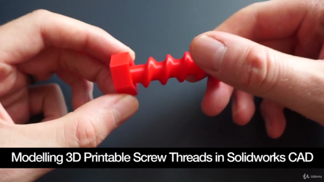 Modelling 3D Printable Screw Threads in Solidworks CAD – Screenshot 2
