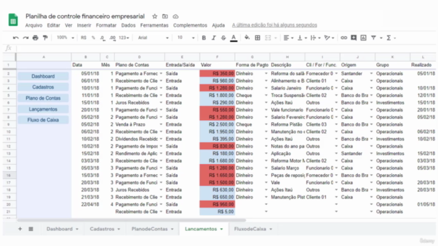 Planilha Controle Financeiro, Fluxo de Caixa, Contas a Pagar – Screenshot 4
