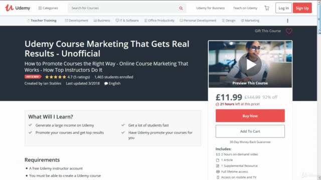 How to Make Your Udemy Course Sell Itself - Unofficial - Screenshot_02