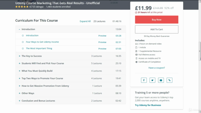 How to Make Your Udemy Course Sell Itself - Unofficial - Screenshot_04