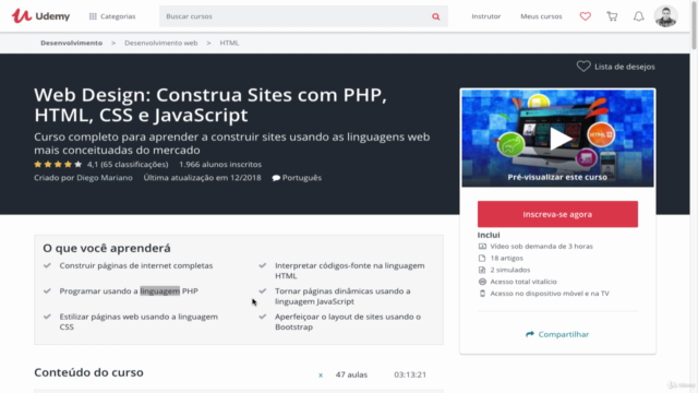 Web Design: Construa Sites com PHP, HTML, CSS e JavaScript – Screenshot 4