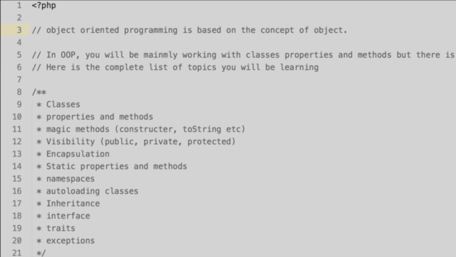 PHP OOP - Understand Object Oriented Programming in PHP – Screenshot 1