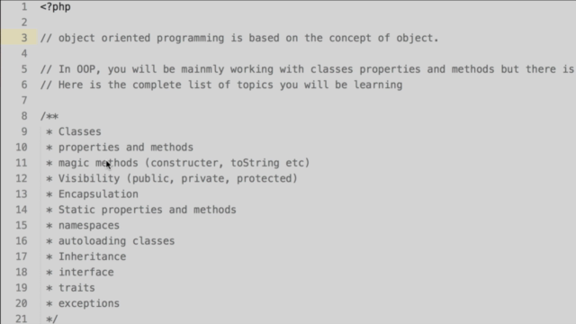 PHP OOP - Understand Object Oriented Programming in PHP – Screenshot 3
