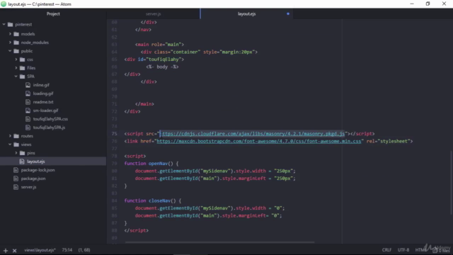 #1 Complete NodeJs Express Single-Page App [The FUTURE] – Screenshot 3