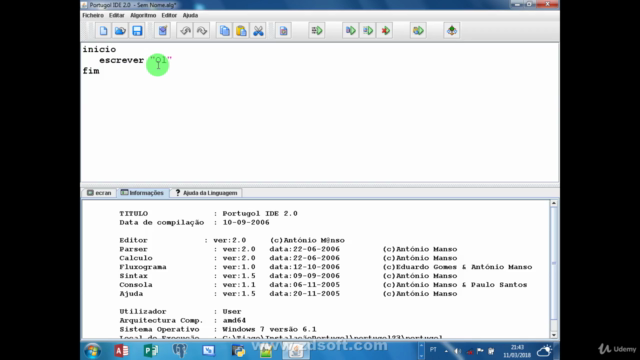 Estude lógica de programação com Portugol – Screenshot 3