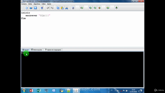Estude lógica de programação com Portugol – Screenshot 4