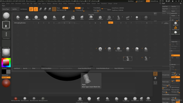 ZBrush 4 R8 - Kitbashing and Custom Brush and Tile Creation – Screenshot 4