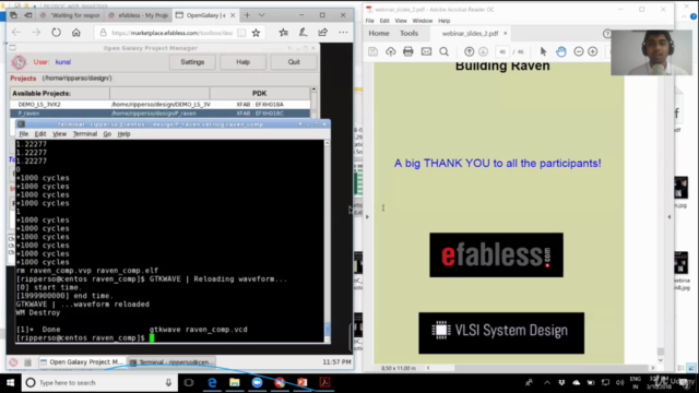 VSD - Making the Raven chip: How to design a RISC-V SoC – Screenshot 4