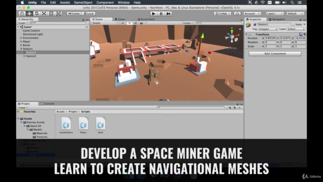 Make a Starship Unity Game Powered by AI! – Screenshot 3