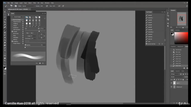 digital illustration from scifi to fantasy with Camille Kuo – Screenshot 1