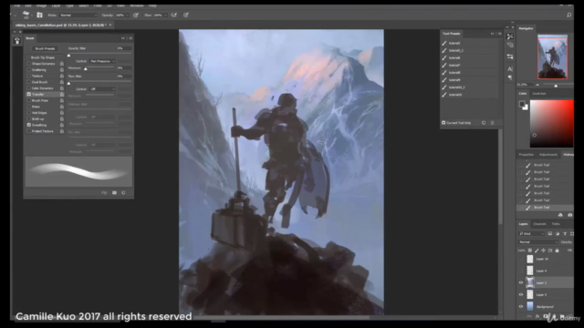 digital illustration from scifi to fantasy with Camille Kuo – Screenshot 2