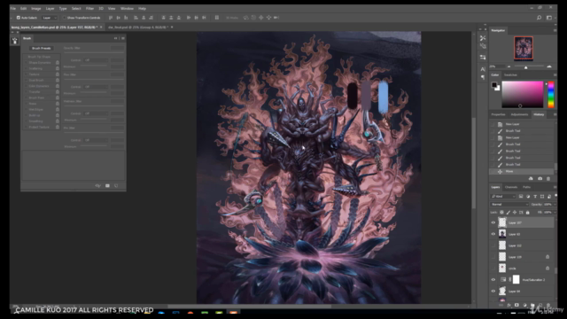 digital illustration from scifi to fantasy with Camille Kuo – Screenshot 3