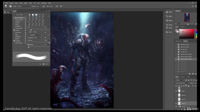 digital illustration from scifi to fantasy with Camille Kuo – Screenshot 4