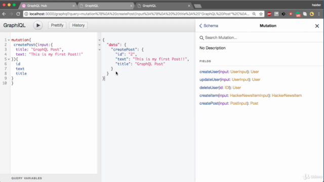 GraphQL: Learning GraphQL with Node.Js – Screenshot 4