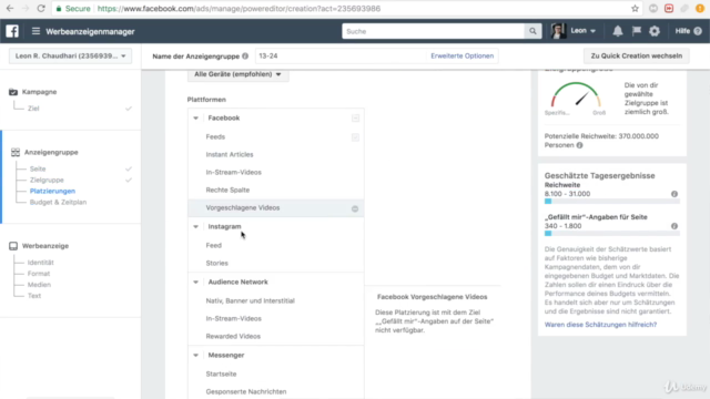 Facebook Seiten Meisterkurs: Der Komplette Facebook Kurs – Screenshot 2