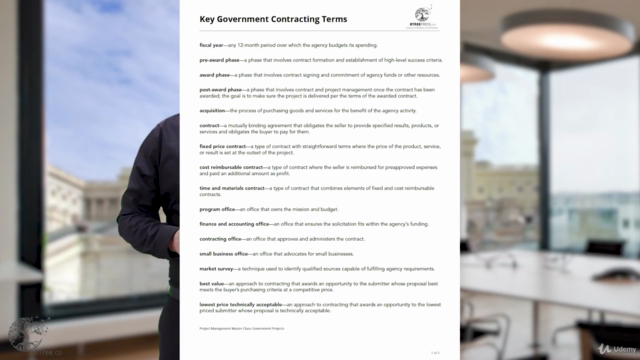 Government Projects Project Management Masterclass – Screenshot 2
