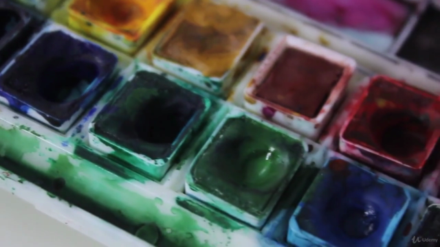 Aquarell Workshop #2: Meerestiere malen Schritt für Schritt – Screenshot 3
