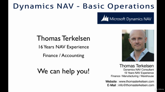 Dynamics NAV - Basic operations for beginners. – Screenshot 1