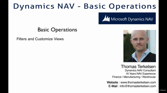Dynamics NAV - Basic operations for beginners. – Screenshot 2