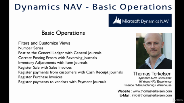 Dynamics NAV - Basic operations for beginners. – Screenshot 3