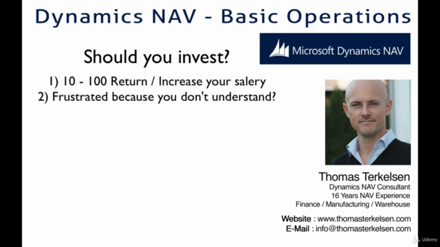 Dynamics NAV - Basic operations for beginners. – Screenshot 4
