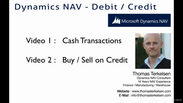 Debit / Credit in Dynamics NAV - Basics – Screenshot 2