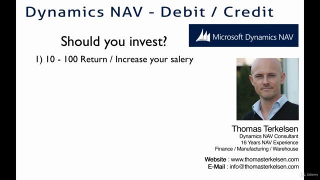 Debit / Credit in Dynamics NAV - Basics – Screenshot 4