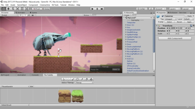 Introdução ao 2D Game Kit do Unity – Screenshot 1