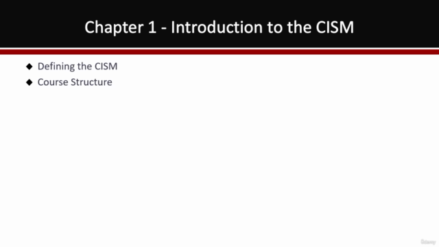 Certified Information Security Manager (CISM) – Screenshot 1