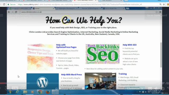 SEO Yoast & WordPress Website Design Training – Screenshot 2