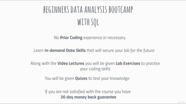 Beginners Data Analysis Bootcamp with SQL – Screenshot 1