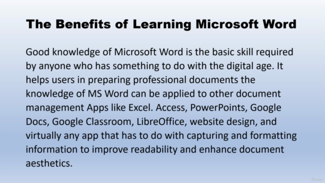 Learn Everything in Microsoft Word (2016/2019/2021/365) – Screenshot 1
