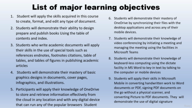 Learn Everything in Microsoft Word (2016/2019/2021/365) – Screenshot 3