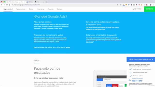 [A-Z] Google Ads técnicas de básico a avanzado con AdWords – Screenshot 1