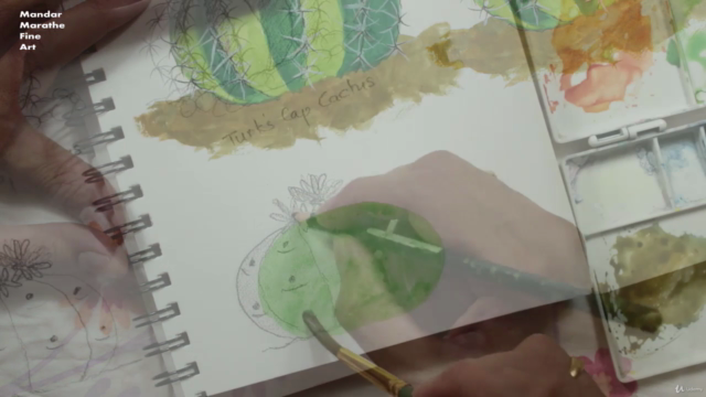 Painting Cacti in Watercolor - Sketchbook Everyday Series – Screenshot 3