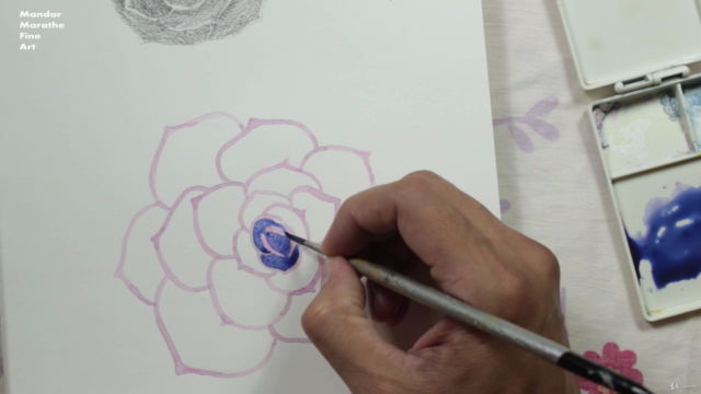 Painting Succulents in Watercolor - SketchBook Everyday – Screenshot 3