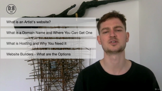 A Guide to Creating a Professional Artist's Website – Screenshot 2