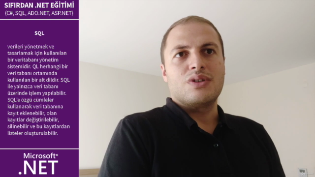 Sıfırdan .NET Eğitimi (C#, SQL, ADO.NET, ASP.NET) – Screenshot 3