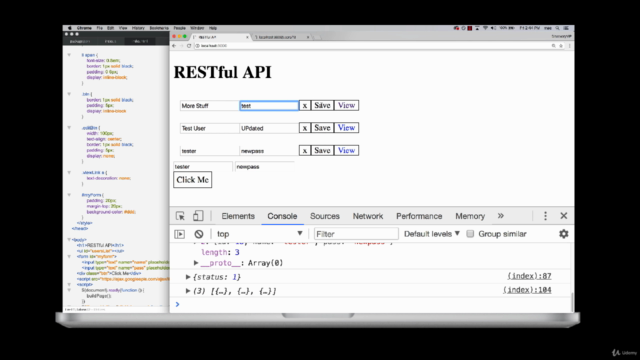 Node JS Create a Restful API for beginners JavaScript jQuery – Screenshot 3