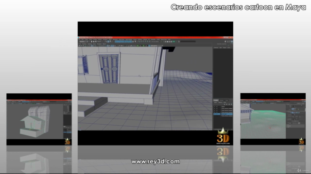 Creando escenarios cartoon 3D en Autodesk Maya – Screenshot 1