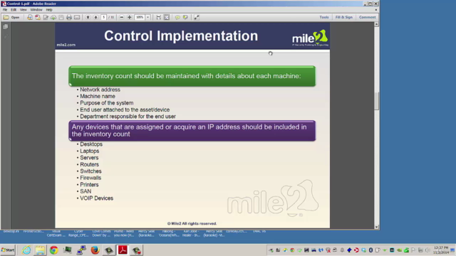IS20 Security Controls – Screenshot 2