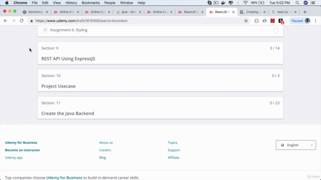 React in easy steps with Node and Java Backend – Screenshot 4