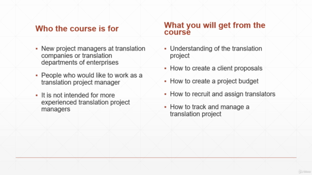 Introduction to Translation Project Management – Screenshot 2