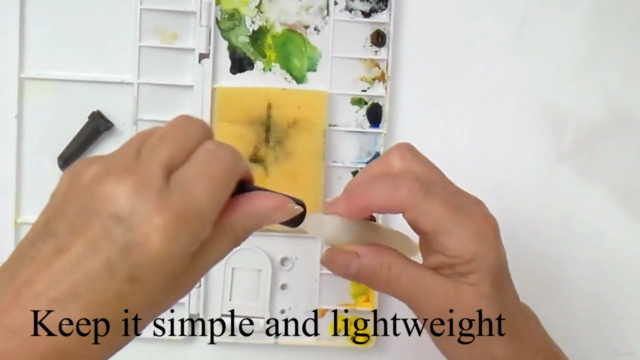 Watercolor painting outside or 'EN PLEIN AIR.' How to start. – Screenshot 1
