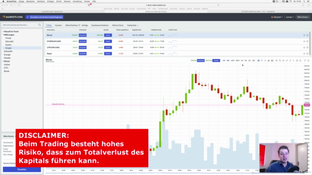 Einfach Kryptowährungen & Bitcoin handeln – Screenshot 1